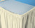 Pack of 6 Elegant Ivory Pleated Disposable Picnic Party Table Skirts 14' - IMAGE 1