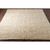 8' x 10.5' Solid Cream White Hand Woven Rectangular New Zealand Wool Area Throw Rug