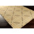 2' x 3' Geometric Beige and Ivory Hand Woven Wool Area Throw Rug - IMAGE 2