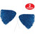 School Spirit Cheerleading Pom Pom Shakers - 12" - Blue - Pack of 144 - IMAGE 3