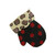 4" Eclectic Leopard Print and Polka Dot Mitten Christmas Ornament - IMAGE 6