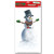 Pack of 12 Snowman Peel 'N Place Christmas Decorations 24" - IMAGE 1