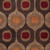 8' x 8' Geometric Brown and Beige Hand Tufted Square Wool Area Throw Rug - IMAGE 3