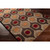 8' x 8' Geometric Brown and Beige Hand Tufted Square Wool Area Throw Rug - IMAGE 4
