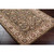 8' x 10' Olive Green and Chocolate Brown Hand Tufted Oval Area Throw Rug - IMAGE 4