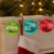 Lighted Ribbed Mercury Glass Finish Ball Christmas Ornaments - Multi-Color - Clear Lights - Set of 3 - IMAGE 4