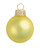 4ct Soft Yellow and Gold Matte Glass Christmas Ball Ornaments 4.75" (120mm) - IMAGE 1