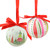 7ct White and Red Decoupage Shatterproof Christmas Ball Ornament Set 2.75" (60mm) - IMAGE 1