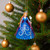 Pretty as a Princess Glittered Snow Princess Christmas Ornament - 4.25" - Blue