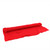 96" x 36" Red Artificial Powder Snow Christmas Drape Cover - IMAGE 1