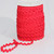 Red Woven Edge Ric Rac Christmas Craft Ribbon 0.25" x 55 Yards - IMAGE 2