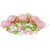 29ct Pastel Pink, Green and White Spring Easter Egg Ornaments 3.25" - IMAGE 1