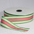Pink and Green Striped Woven Grosgrain Craft Ribbon 1.75" x 55 Yards - IMAGE 2