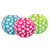 Club Pack of 18 Pink and Blue Hibiscus Floral Paper Lantern Hanging Party Decors 9.5" - IMAGE 1