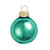 Shiny Finish Christmas Glass Ball Ornaments - 1.25" (30mm) - Turquoise Green - 40ct - IMAGE 1