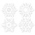Club Pack of 24 Die-Cut Snowflake Christmas Party Cutout Decorations 14.5" - IMAGE 1