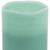 Flameless LED Lighted 3-Wick Flickering Wax Pillar Candle - 8" - Sage Green
