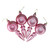 4ct Bubblegum Pink Shatterproof Matte Retro Reflector Christmas Finial Ornaments 7.5" - IMAGE 2