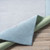 9' x 13' Solid Pale Blue and Gray Hand Loomed Rectangular Wool Area Throw Rug - IMAGE 4