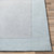 9' x 13' Solid Pale Blue and Gray Hand Loomed Rectangular Wool Area Throw Rug - IMAGE 5