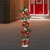 Lighted Tinsel Stacked Gift Boxes Outdoor Christmas Decoration - 44" - Clear Lights - IMAGE 2