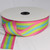 Green and Pink Striped Woven Grosgrain Craft Ribbon 1.5" x 55 Yards - IMAGE 2