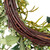 Mixed Leaves and Berries Twig Artificial Wreath Green - 12" - Green