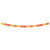 Pageant Tissue Paper Garland - 14.5' - Yellow, Orange and Red - Pack of 12 - IMAGE 3