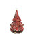 6" Red Vintage Glass Hanging Christmas Tree Ornament - IMAGE 2