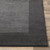 7.5' x 9.5' Jet Black and Anchor Gray Hand Loomed Rectangular Area Throw Rug - IMAGE 5