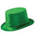 Club Pack of 12 Green Vel-Felt St. Patrick's Day Top Hat - Adult Sized - IMAGE 1