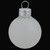 Matte Finish Glass Christmas Ball Ornaments - 2.75" (70mm) - Frost - 12ct - IMAGE 2