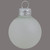 Matte Finish Glass Christmas Ball Ornaments - 2.75" (70mm) - Frost - 12ct - IMAGE 3