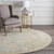 5' x 8' Floral Gray and Tan Brown Hand Tufted Rectangular Wool Area Throw Rug