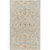 5' x 8' Floral Gray and Tan Brown Hand Tufted Rectangular Wool Area Throw Rug - IMAGE 1