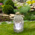24.5" LED Lighted Gray Raised Stone Basin Outdoor Garden Water Fountain - IMAGE 2