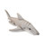 Handcrafted Tiger Shark Plush Stuffed Animal - 13.75" - Grey - Set of 6 - IMAGE 1