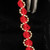 Red and Gold Pearl Twisted Craft Ribbon 0.5" x 55 Yards - IMAGE 1