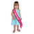 1st Birthday Satin Sash - 19.25" - Pink and White - Pack of 6 - IMAGE 1