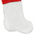 20" White and Red Shadow Velveteen Cuff Christmas Stocking - IMAGE 5