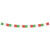 Pageant Tissue Paper Garland - 14.5' - Red, White and Green - Pack of 12 - IMAGE 4