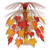 Pack of 6 Orange and Red Fabric Fall Leaves Cascade Centerpiece Thanksgiving Decorations 18" - IMAGE 1
