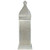 30.5" White and Gold Moroccan Style Pillar Candle Floor Lantern - IMAGE 4