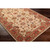 6' x 6' Brown and Beige Traditional Hand Tufted Square Area Throw Rug
