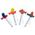 Set of 4 White and Orange Baby Floating Swimming Pool Thermometers with Cords 9.5" - IMAGE 5
