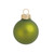 Petite Matte Finish Glass Christmas Ball Ornaments - 1.25" (30mm) - Kiwi - 40ct - IMAGE 1