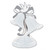 Club Pack of 12 White Tissue Bell Centerpiece Decorations 12" - IMAGE 1