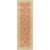3' x 12' Floral Red and Beige Rectangular Area Throw Rug Runner - IMAGE 1