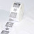 White and Silver Colored German Christmas Print Organza Craft Ribbon 1.5" x 54 Yards - IMAGE 1