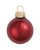 40ct Red Pearl Finish Glass Christmas Ball Ornaments 1.5" (40mm) - IMAGE 1